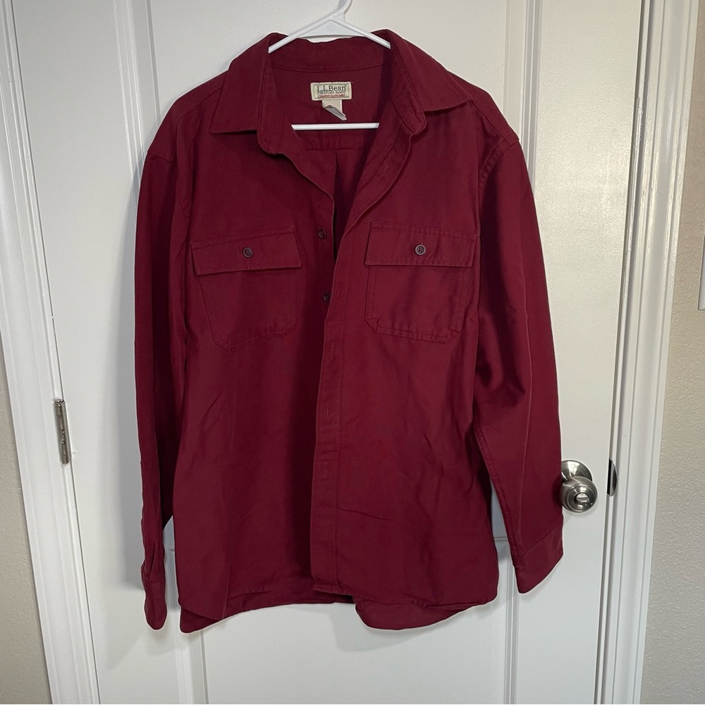 L L Bean Casual Button Up - image 1